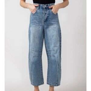 Aaron & Amber Barrel Leg Jeans